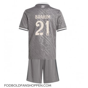 Real Madrid Brahim Diaz #21 Tredjetrøje Børn 2024-25 Kortærmet (+ Korte bukser)